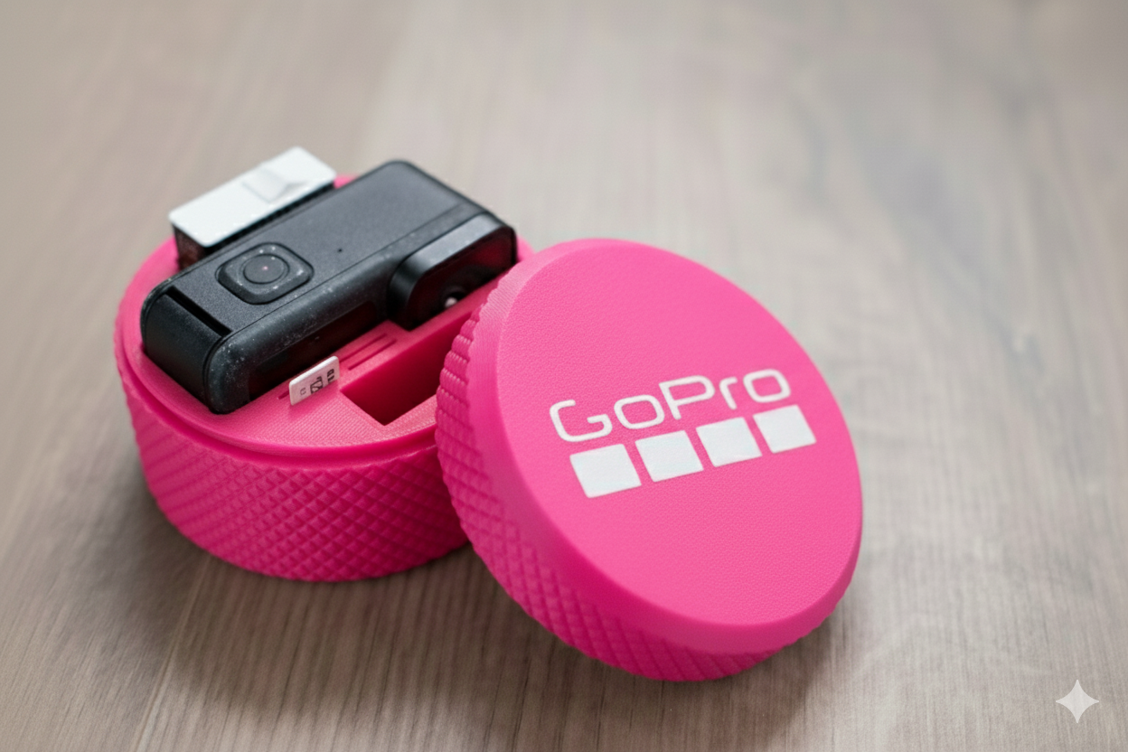 GoPro 6/7/8 Taşıma Kutusu Pembe