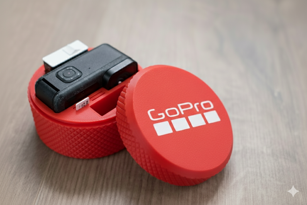 GoPro 6/7/8 Taşıma Kutusu Kırmızı