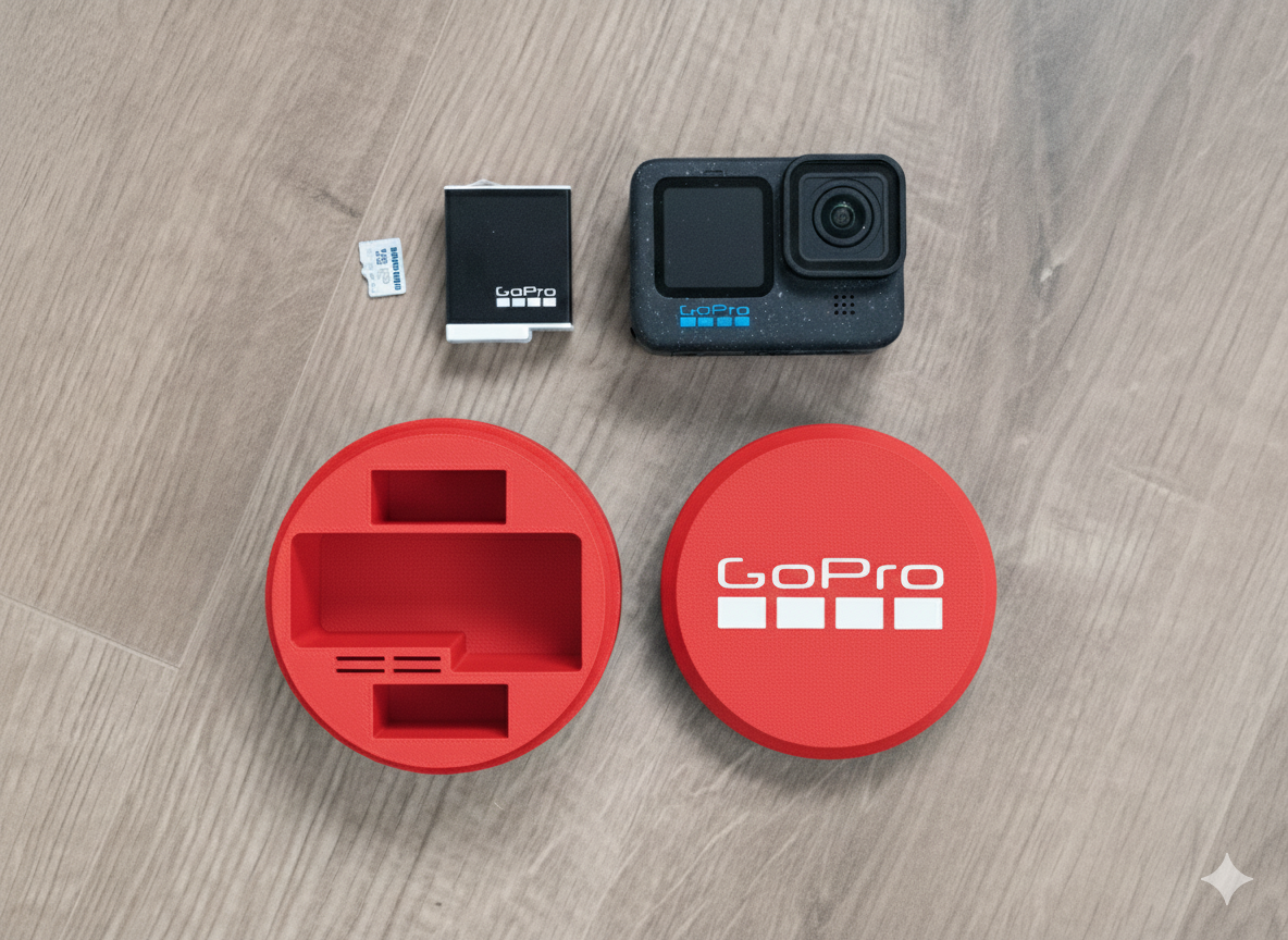 GoPro Hero 13 Taşıma Kutusu Kırmızı