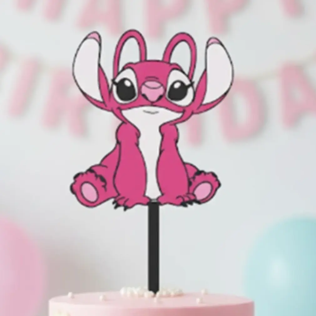 Pembe Stitch Pasta Süsü