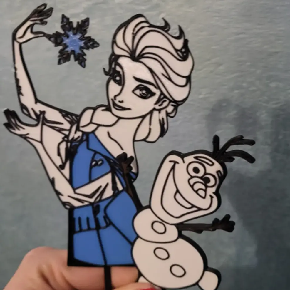 Karlar Ülkesi Pasta Süsü