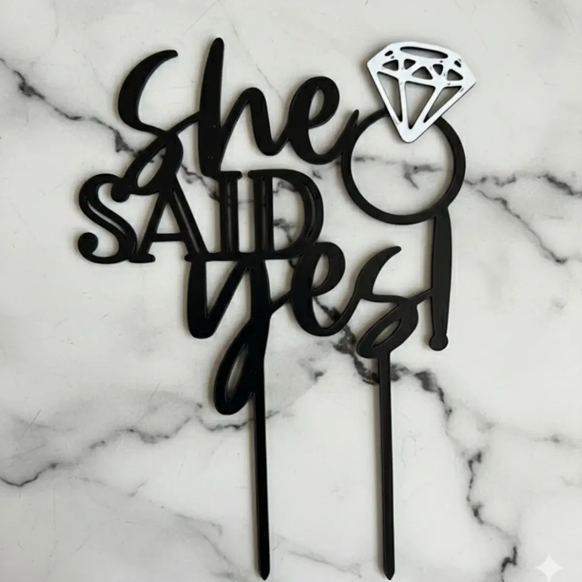 Evlilik Kutlaması Pasta Süsü