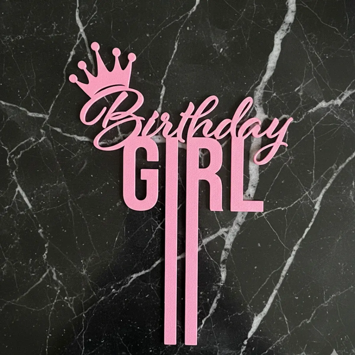 Doğum Günü Kızı Pasta Süsü