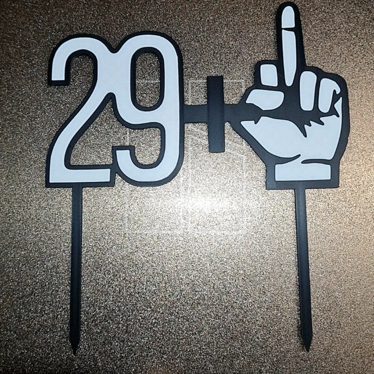 30 Yaş Pasta Süsü