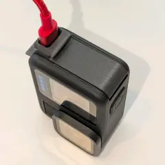 GoPro Hero 9/10/11/12/13 USB Kapağı Siyah