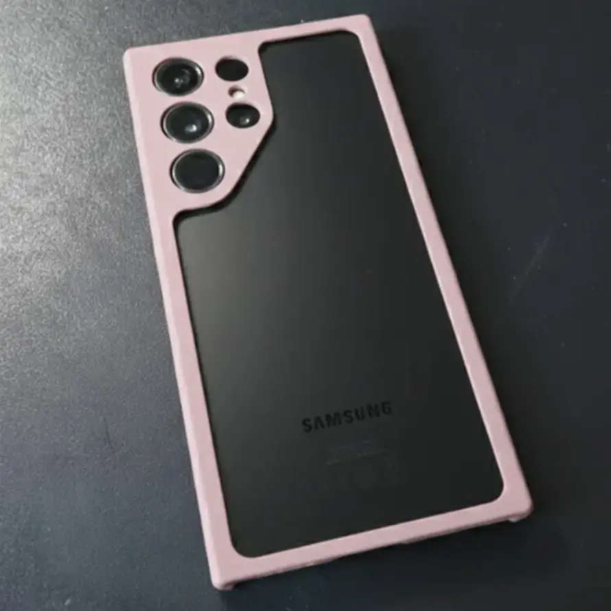 Samsung Galaxy S23 Ultra Telefon Kılıfı Pudra