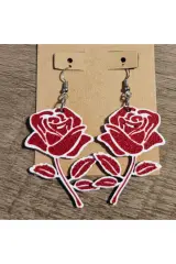 Gül Küpe Kırmızı