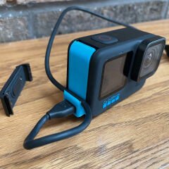 GoPro Hero 9/10/11/12/13 USB Kapağı Mavi