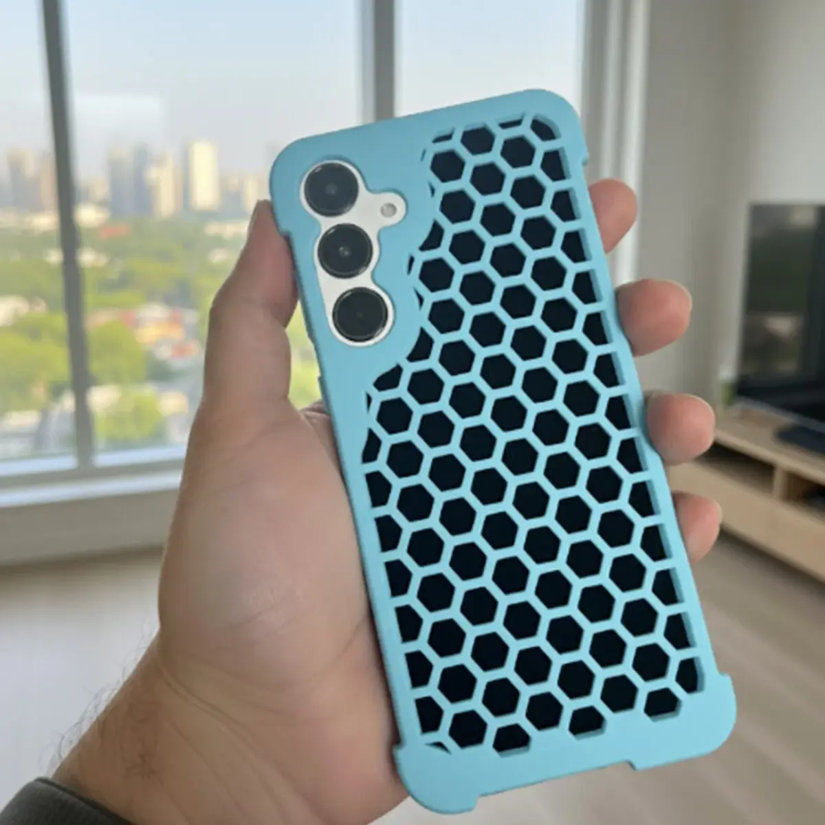 Samsung Galaxy A55 Telefon Kılıfı Mavi
