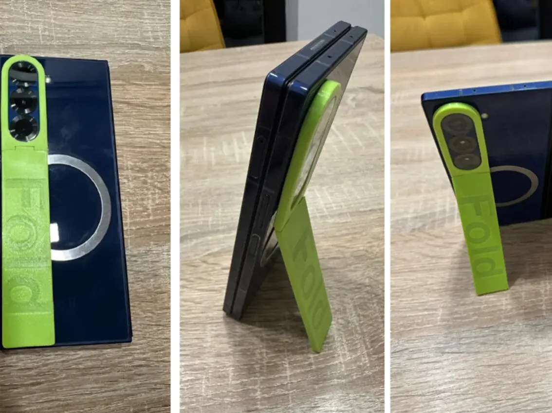 Samsung Galaxy Z Fold 6 Kılıf / Telefon Tutucu Yeşil