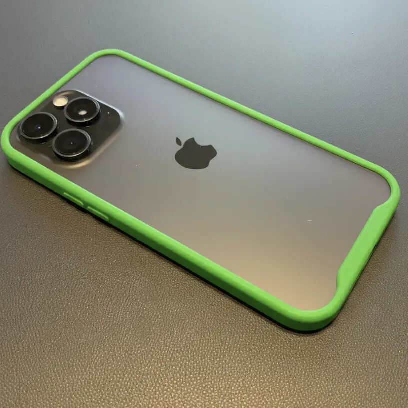 Iphone 15 Pro Max Koruyucu Çerçeve Yeşil