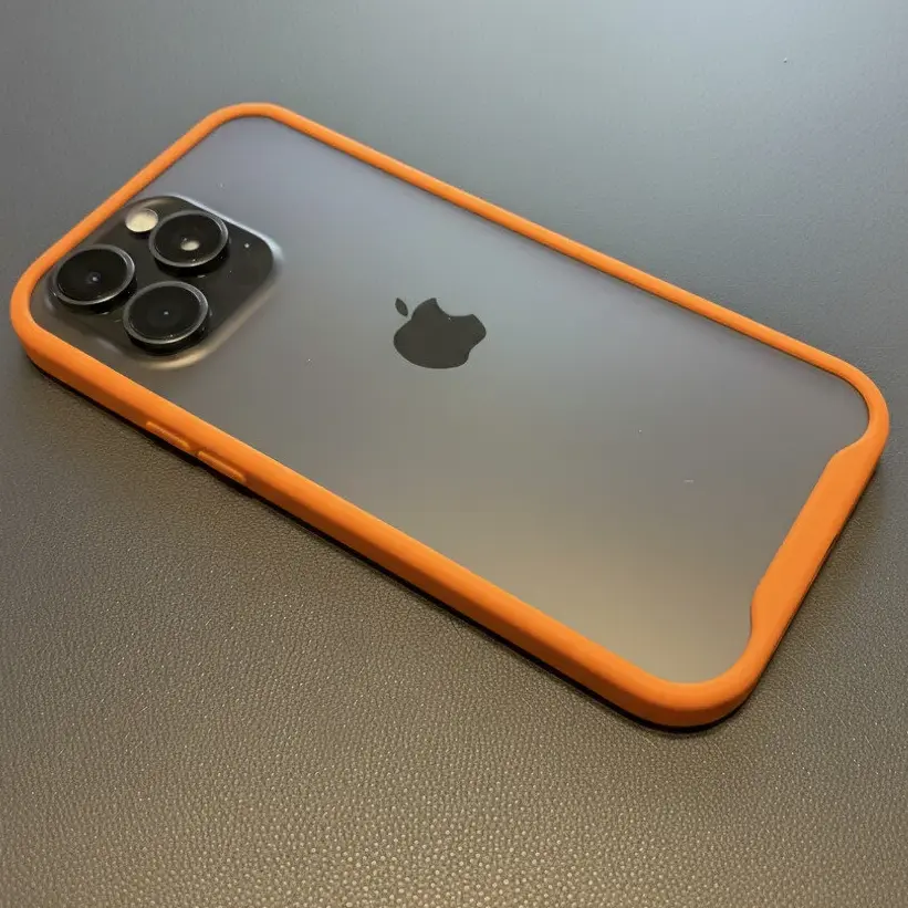 Iphone 15 Pro Max Koruyucu Çerçeve Turuncu