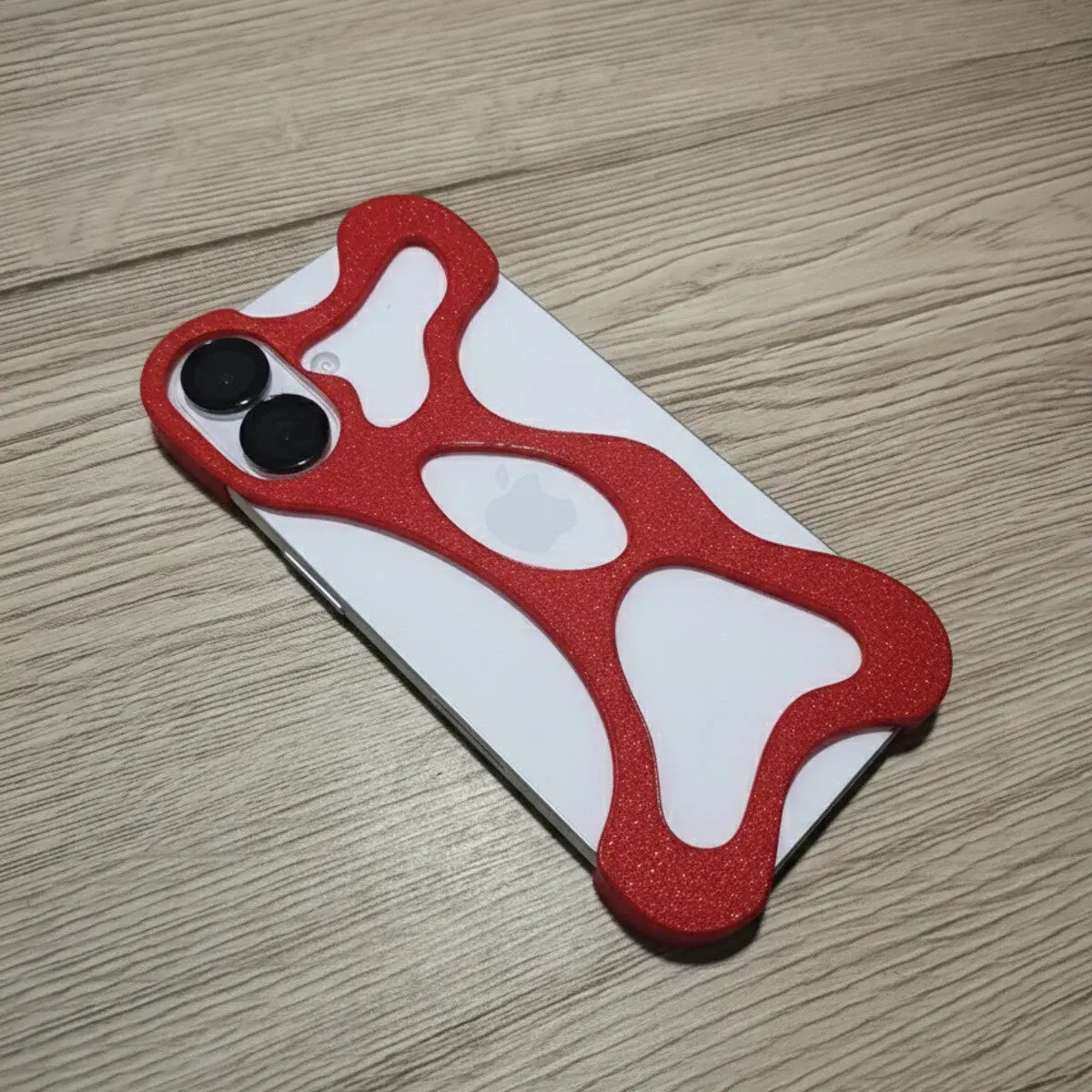 Iphone 16 Koruyucu Çerçeve Kırmızı