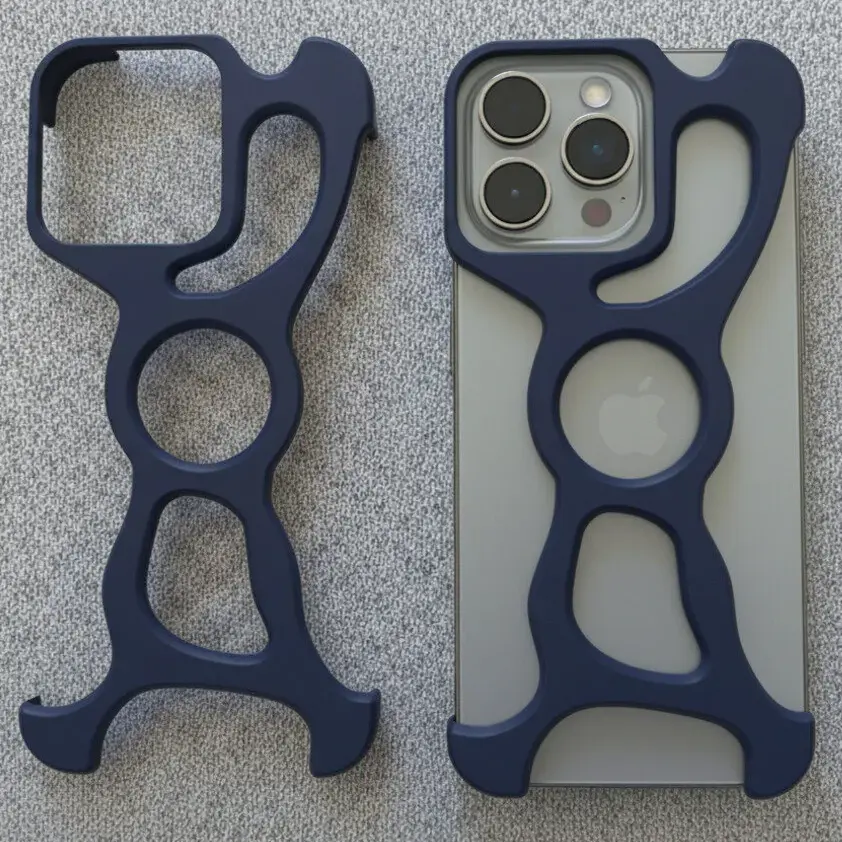 Iphone 16 Pro Max Koruyucu Çerçeve Lacivert