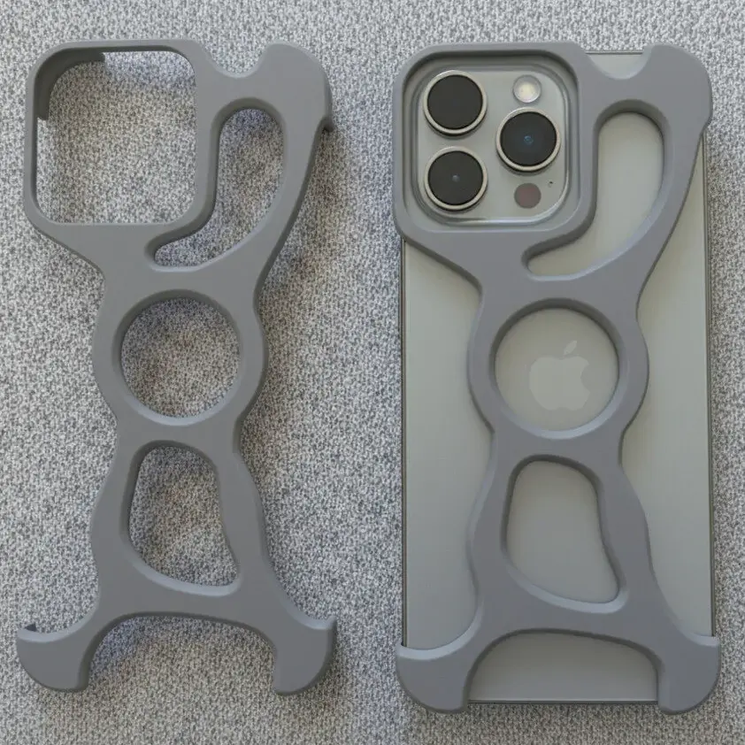 Iphone 16 Pro Max Koruyucu Çerçeve Gri