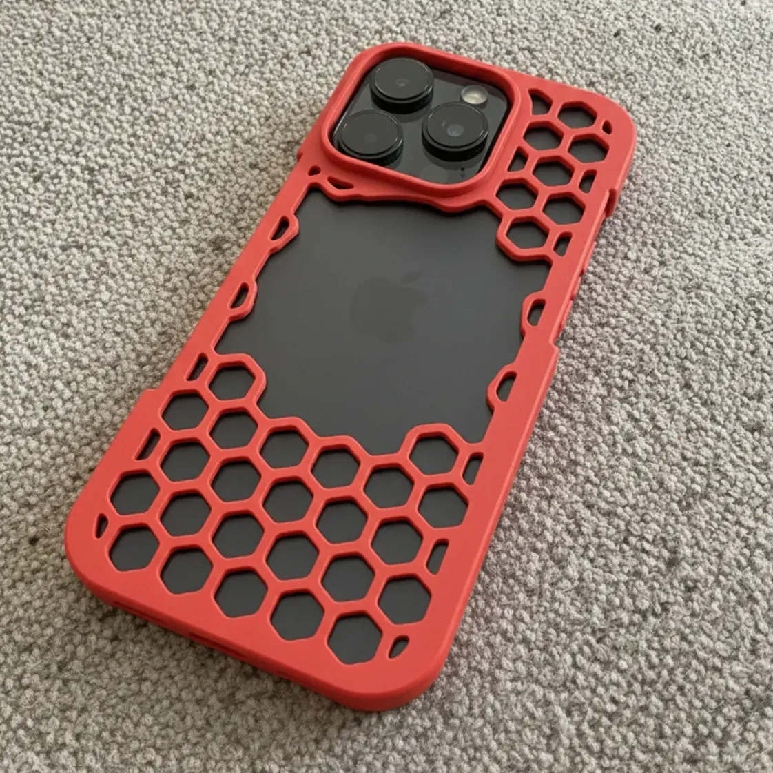 Iphone 16 Pro Telefon Kılıfı Kırmızı