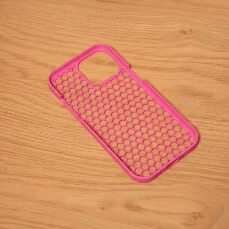 Iphone 12 Mini Sert Telefon Kılıfı Pembe